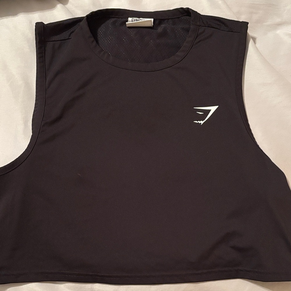 Gymshark Black Crop Top